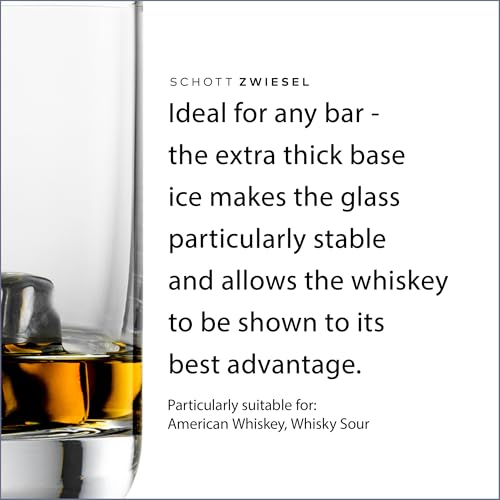 SCHOTT ZWIESEL Convention Whiskey Glass (Set of 6), Old Fashioned Tumbler for Whiskey, Dishwasher-Safe Machine-Made Tritan Crystal Glasses, Made in Germany (10 Ounce) by Schott Zwiesel - Image 3