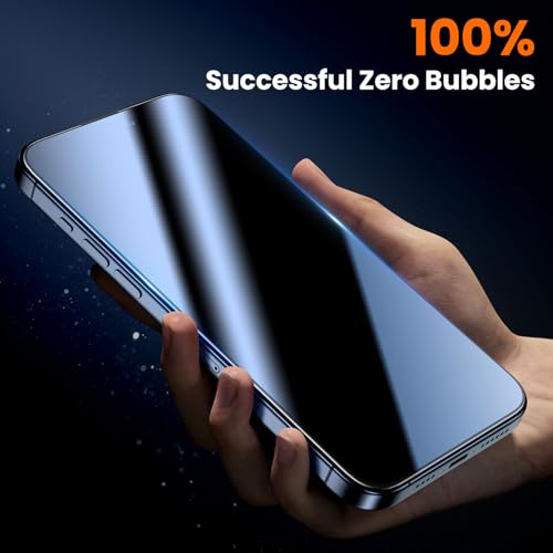 Image of UniqueMe for iPhone 15 Plus Screen Protector - [Military Grade Shatterproof & 9H+ Hardness] Screen Protector 15 Plus Tempered Glass Full Coverage Protection, Easy Installation, 2 Packs