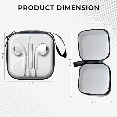 Image of Kraptick Multipurpose Coin Pouch - Compact Zipper Purse for Coins, Cash & Small Essentials Durable & Stylish Fabric Mini Organizer for Daily Use (Earphone Design) (Pack of 2)