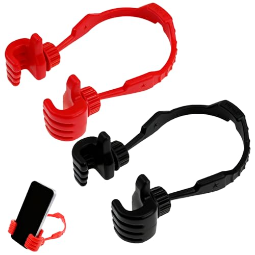 Thumbs Up Phone Holder Lazy Stand for iPhone iPad Black Red Mobile Grip Cute Birthday Gifts for Kids Men Women Wife