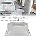 6'' Portable Air Conditioner Window Adapter with Package Exhaust Hose Connector Tube Connector Air Baffle Plate Mobile air Conditioning Accessories