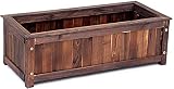 Maceteros Exterior Planta de Flores Contenedor de plantación Patio Trasero Césped Cama de jardín elevada Caja de plantación Caja de plantación Cama Rectangular EIIDJFFSize:76x33x25cm