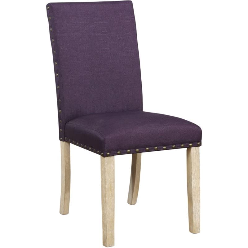 NHI Express Sean Regular Height Dining Chairs, Purple
