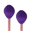 Marimba Mallets, Uspacific 1 Pair Medium Hard Yarn With Beech Handle Medium Hard for Percussion Marimba Playing #2