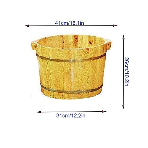 Bañera de Madera para Pies con Tapa y Aroma miniatura 2