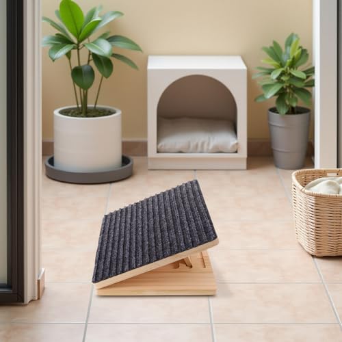 Rampa ajustable para perros pequeños gatos escaleras y sofá de madera 6