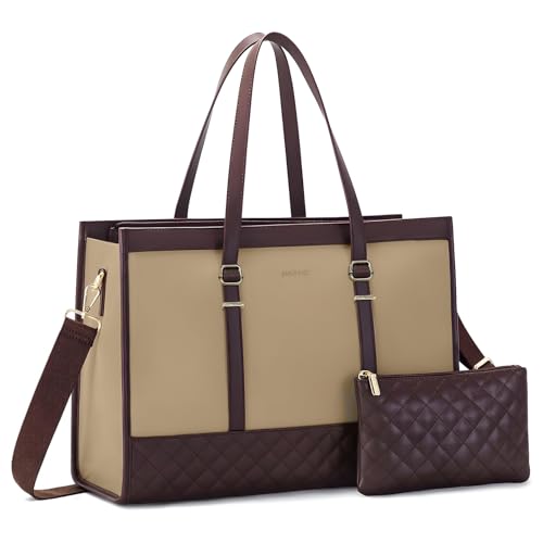 Image of Crewer Bayne Large Size Tote Bag for Woman | Laptop Bags for Women Office Use | Handbag for Women Big Size | Elegant Office Bag for Woman | Tote Bags | 13 Inch Laptops