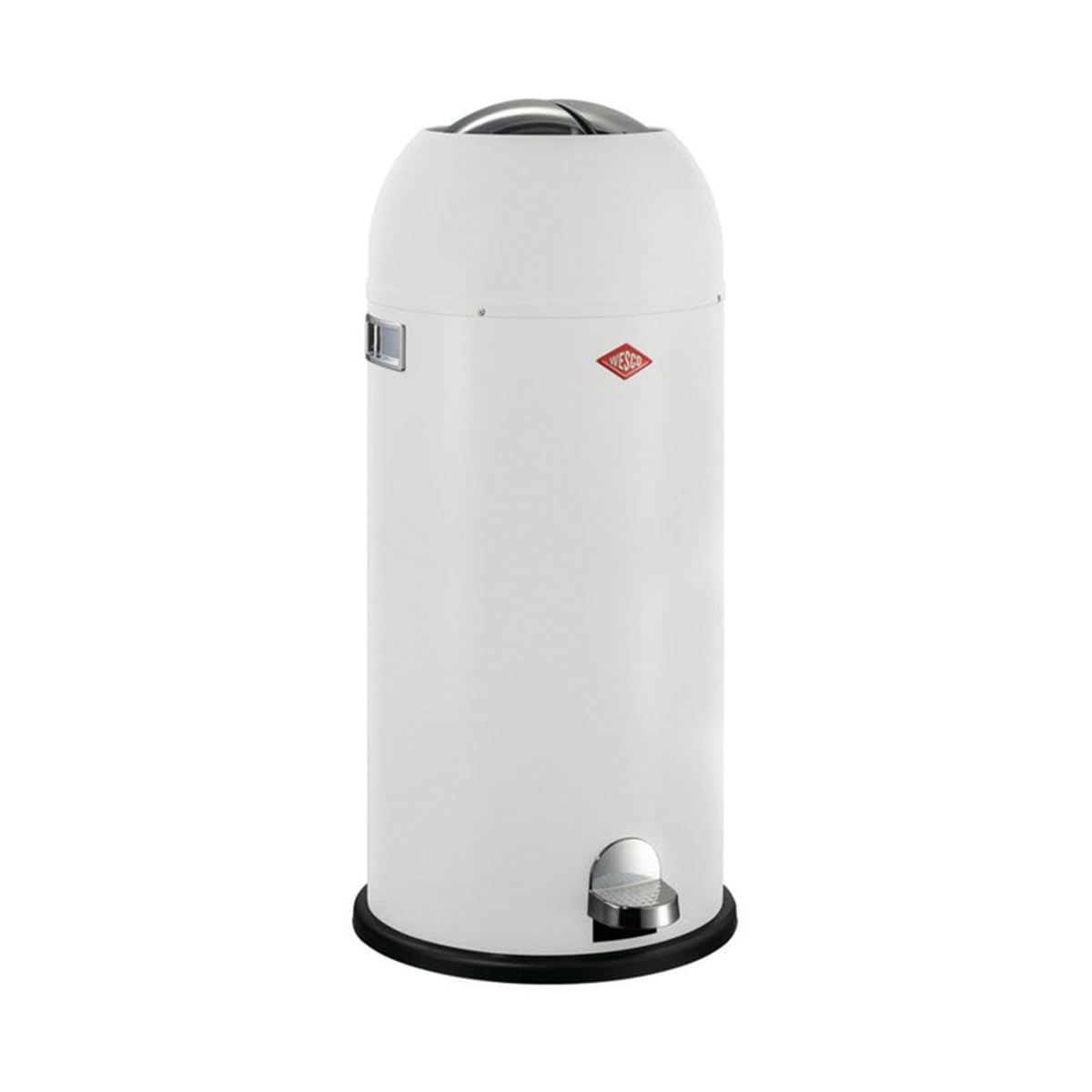 WESCO Kickmaster Maxi Abfallsammler – 40 L, weiß matt