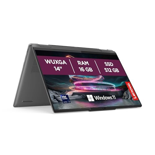 Lenovo Yoga 7 2-in-1 Gen 9 – Ordenador Portátil AI PC Convertible Táctil 14' WUXGA (Intel Core Ultra 5 125U, 16 GB RAM, 512 GB SSD, Wi-Fi 6E,...