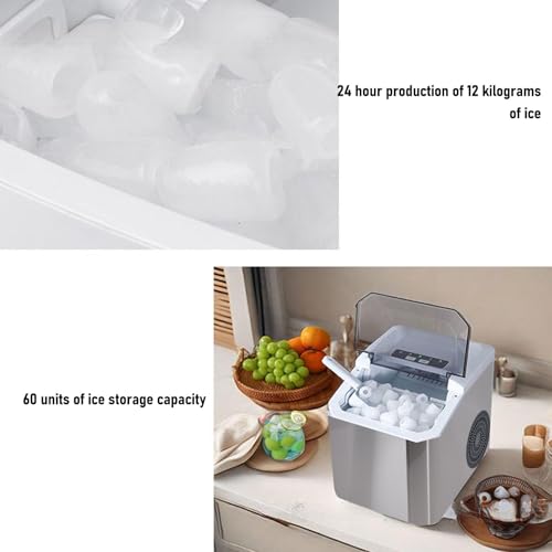 Fabricadora de hielo portátil Goshyda para cocina 110V miniatura 4
