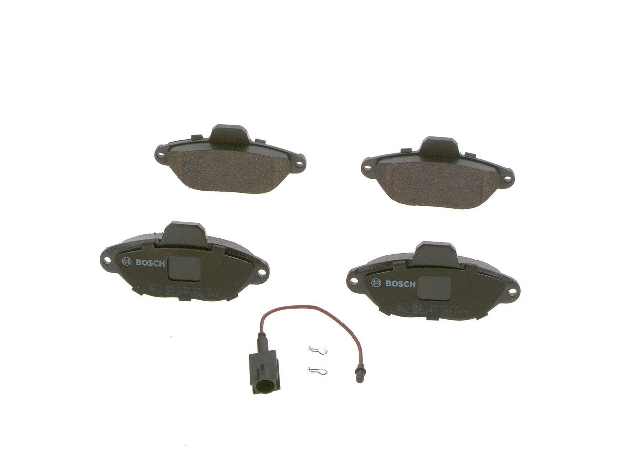Bosch Bosch BP1025 - Brake Pads Car Front Axle - Bosch Quality - Reduced Noise and Dust - ECE-R90 Certified - Copper-Free - 1 Set of 4