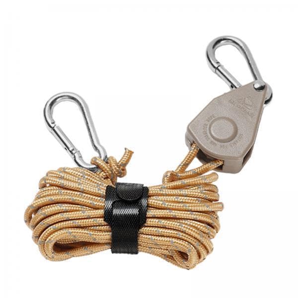 MERISHOPP® 2xRatchet Hanger Rope Hanger Fast Locking Non Slip Secure Heavy Duty Wind Rope Brown | Sporting Goods | Outdoor Sports | Camping & Hiking | Tents & Canopies | Tent & Canopy Accessories-image-30