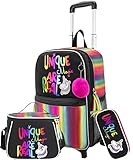 💖 Amplia aplicación💖: la mochila tiene cremalleras suaves para permitir que los niños se abran y cierren fácilmente. La hermosa mochila escolar con almuerzo para llevar es ideal para diversas ocasiones, como la escuela, los viajes, el senderismo y el campamento, el turismo. Esta linda mochila es la mejor opción para las adolescentes. Edad recomendada: para niñas entre 6 y 12 años.