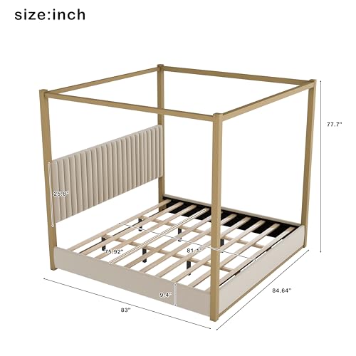 canopy bed king premium product image
