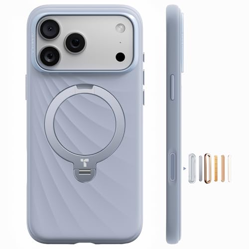 �y�V�^�V���R�[���E�_�炩�����K�Ȏ�G��zTORRAS iPhone 17 Pro �p �P�[�X �V���R���� 360°��]�X�^���h MagSafe�Ή� �w��h�~ �ČR�ϏՌ� �_�炩������ ���^���̃��C�� ������� �J�����R���g���[���{�^�� Ostand Q3 