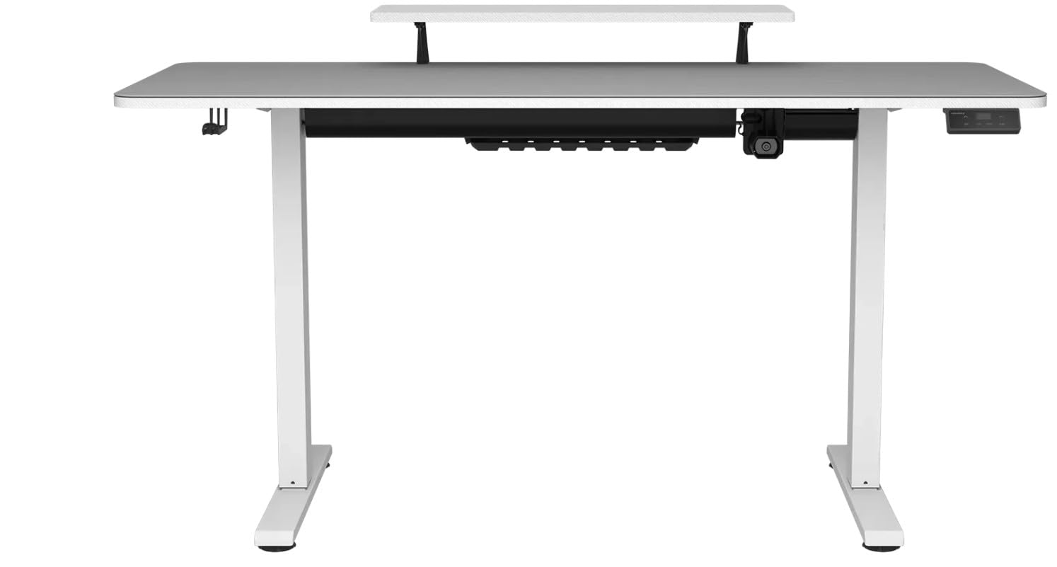 Cougar Bureau de Jeu E-Star 140 Blanc : Idéal pour Télétravail et Gaming
