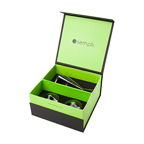 Sempli Vaso-Sake Set, Clear Decanter And 2 Shots In Gift Box #TOP5