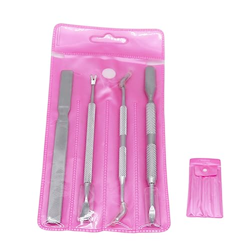 WOFASHPURET Nail File and Lifter Kit 4-piece Nail Tool Set for Manicure Diy Nail Art Supplies Strong