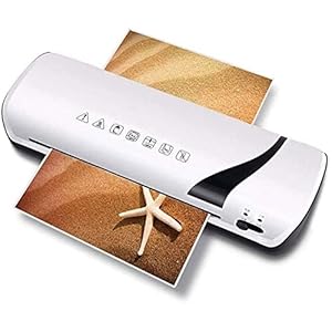 Lamineermachine voor Thuis A4 Desktop Thermal Laminator met 18 lamineerplaten en ingebouwde papiersnijderboog en…