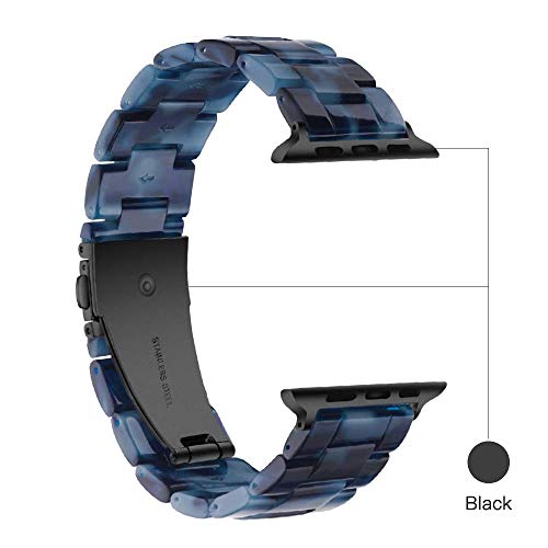 Image of Light House Apple Watch Bands-Fashion Lightweight Resin iWatch Bands for Women Men 38mm /40mm /41mm /42mm(Series 11 10), 49mm /46mm /45mm /44mm /42mm(S 3 2 1), Compatible with Apple Watch Series 11 SE 10 9 8 7 6 5 4 3 Ultra