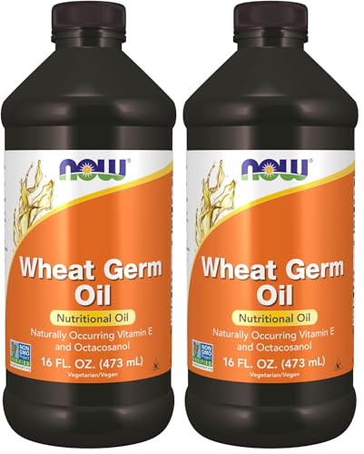 NOW Supplements, Wheat Germ Oil with Essential Fatty Acids (EFAs), Nutritional Oil, 16-Ounce (Pack of 2)