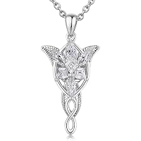 jiamiaoi Collar Con Colgante De Estrella De Arwen Evenstar Acero