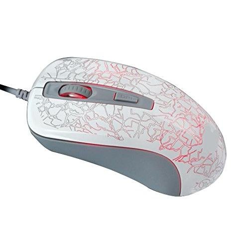 Adjustable 2400 DPI Computer Optical 4D Laser Gaming Mouse with LED Light Control Switch