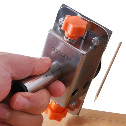 Strumento per tracciare falegname, calibro in acciaio inox, strumento di scrittura, strumento per tracciare la costruzione, punta di marcatura per la lavorazione del legno, per la lavorazione del