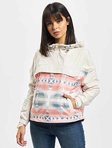 Urban Classics Tb3662-ladies Extended Shoulder Pull Over Jacket dames Windbreaker - Afbeelding 4