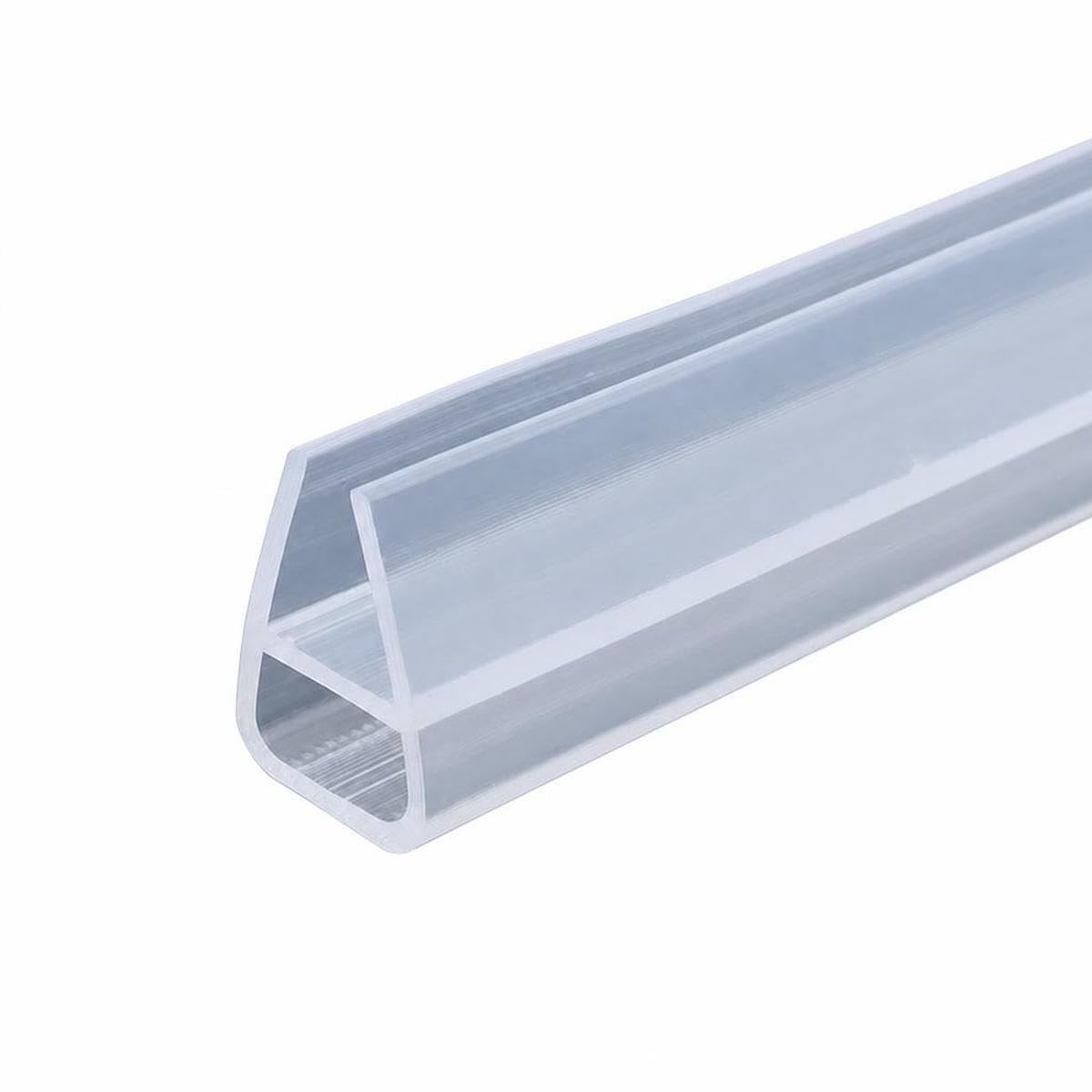 Jmgdj U-Shaped 8 Mm H-Shaped, F-Shaped, U-Shaped Frameless Glass Door Sealing Strip, Bathroom Water Blocking Sealing Strip-4.0M