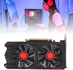 6GB GDDR5 Graphics Card Video GPU 192BIT Core 783MHz 1566MHz Memory Efficient Quiet Cooling PCI Express 2.0 with HD Multimedia DVI VGA for Gaming PC Work Movies