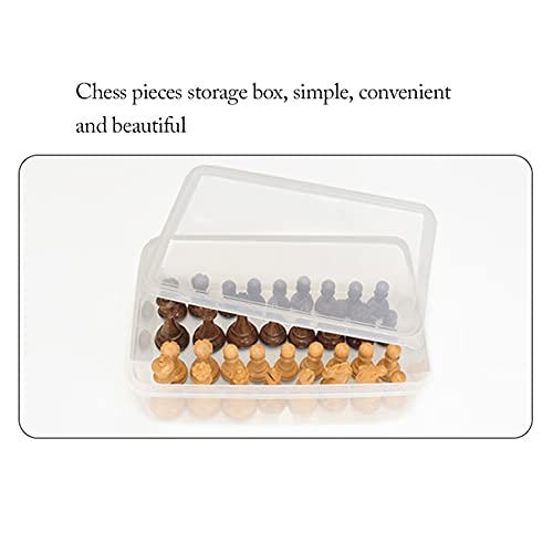 NIVOK Chess Game Chess Set with Wooden Chess Board and Exquisite Carving Boxwood Chess Pieces Large Chess Board Game for Adults and Kids International Chess Gift