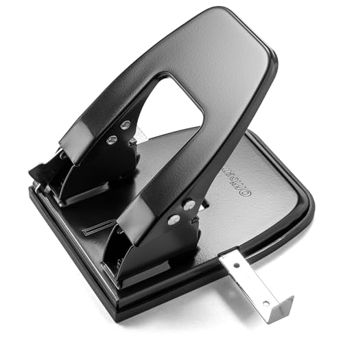 Standard 2 Hole Paper Punch 30 Sheets Capacity Black (90079)