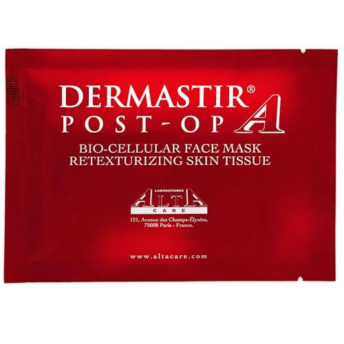 Dermastir Bio-Cellular Retexturizing Face Mask - Antiage, Anti-Wrinkle, Plumps and Firms the Skin with Hyaluronic Acid - Made in France, 30ml