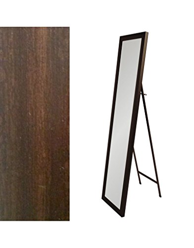 Home Line Espejo de pie, Color Wengue para Dormitorio.