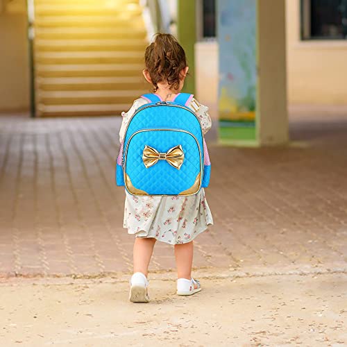 Mysticbags Toddler Preschool Bag Kindergarten Kids Backpack For Little Girls 11 Inches Blue #TOP6