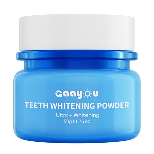 Image of Tooth Whitening Powder Remineralizing Teeth Whitening Powder Instant Tooth Powder Mint Flavor Teeth Whitener Toothpaste Powder for Tooth Stain Removal 50g /1.76oz