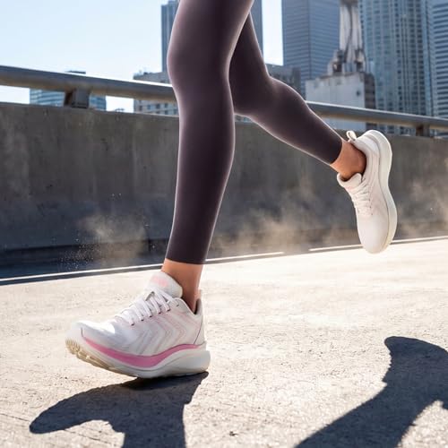 K-Swiss Women's Mellow Lightweight Running Walking Shoe, White/Pink 9.5 - image 2