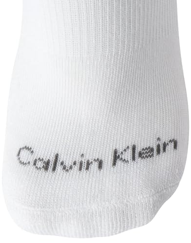Image of Calvin Klein Womens No Show Socks - 6 Pack Breathable Cotton Blend Athletic Performance Low Cut Running Socks for Women