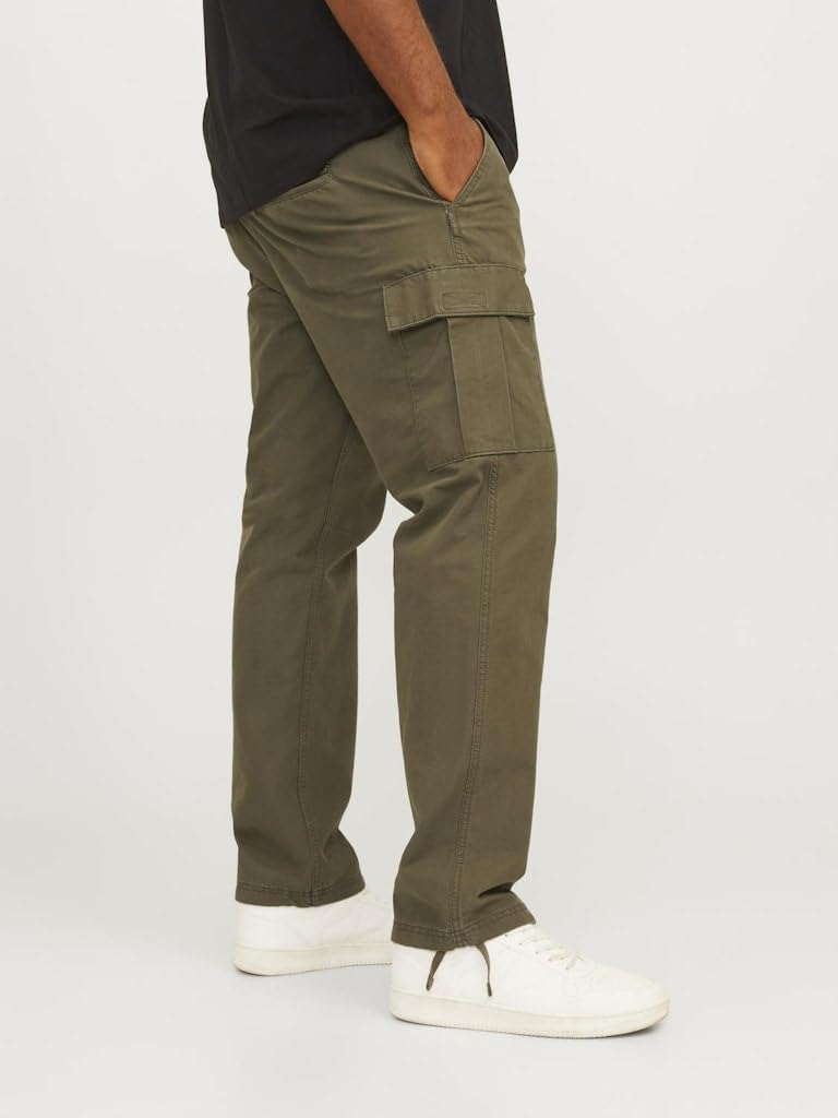 JACK&JONES PLUS Jpstkane Jjbarkley Cargo Pant Noos Pls - bojówki Mężczyźni