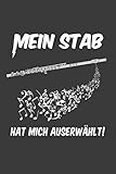  Mein Stab hat mich auserwählt: Liniertes DinA 5 Notizbuch für Musikerinnen und Musiker Musik Notizheft