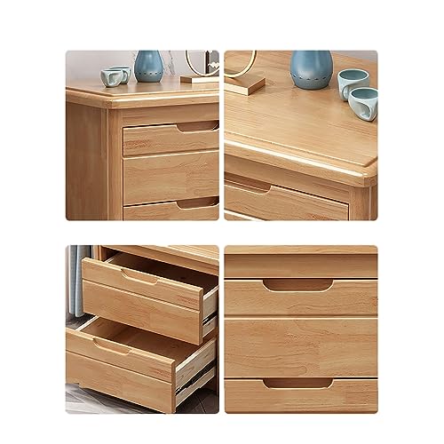 Table de chevet bois 2 tiroirs meuble d'appoint compact