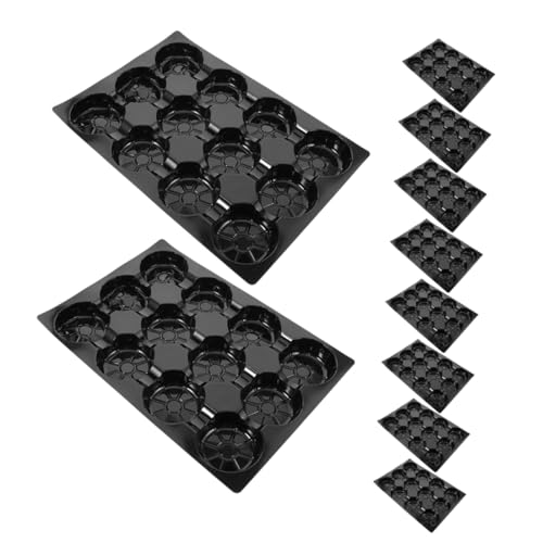 Cabilock 10Pcs Fruit Serving Tray Slip Display Board for Apples Loose Fruits Base for Supermarkets and Market Stores