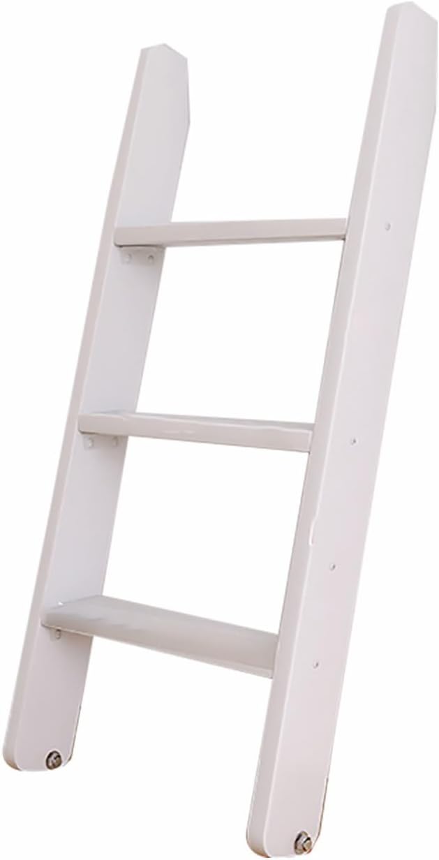 Sturdy Wooden Bunk Bed Ladder Antislip Steps 3/4/5 Rungs 330 LB Capacity Ideal for Apartments Durable Indoor Use Twin Bed Accessory Safe & Reliable.