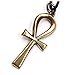 Drachensilber Ankh Schmuck Pendentif croix en bronze avec œillet 5 cm