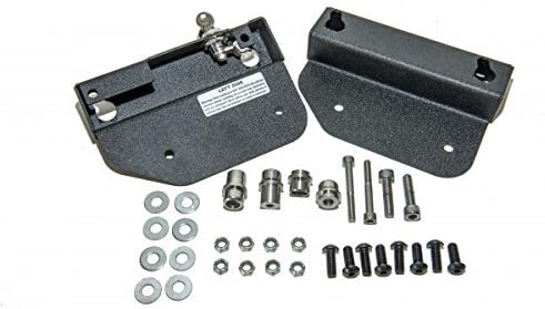 Easy Brackets Quick Release Saddlebag Mounting System for Indian Scout and Spirit (With OEM Detachable Backrest)