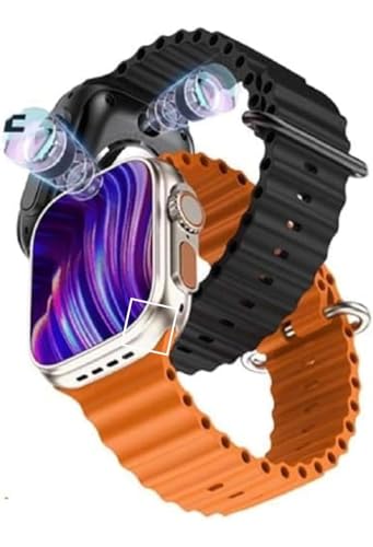 Image of S9 Ultra 5G SIM Android Smart Watch for Men & Women 32GB Ram & 256GB Internal Storage Play Store Maps YouTube Sports Features Volte Calling with Dual Ocean Strap