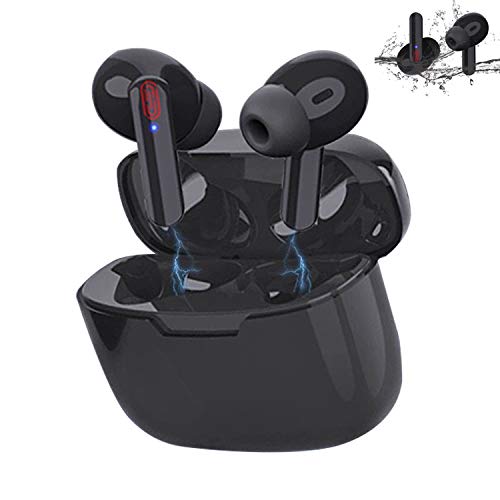 Bluetooth-Kopfhörer 5.1,Kabellose Kopfhörer IPX5 wasserdichte,Noise-Cancelling-Kopfhörer,Geräuschisolierung,mit 24H Ladekästchen und Mikrofon für Android2/iPhone/Samsung/Apple AirPods Pro