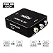Produktbild Tiancai HDMI zu AV RCA CVBS Composite Video Audio R/L Konverter Wandler Adapter Converter 1080P for TV /PS3/ VHS/VCR/DVD (Schwarz)