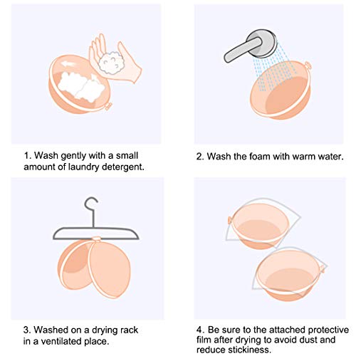 Sticky Bra 2 Pairs Strapless Backless Bra Adhesive Invisible Lift Up Bra Push Up Bra For Backless Dress (Beige And Black) B #TOP7